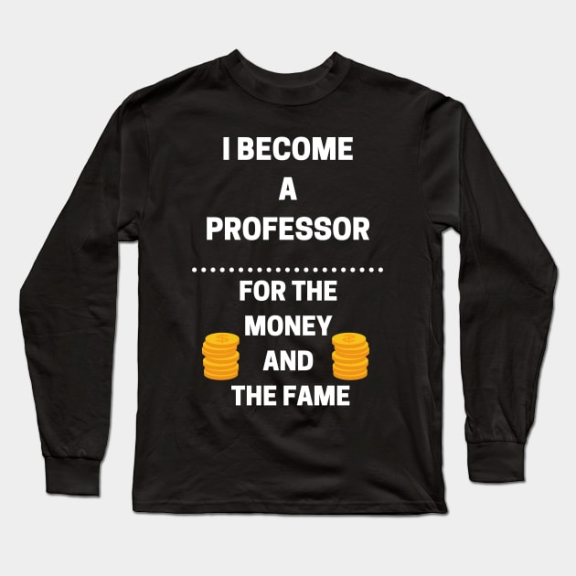 Funny Personalized Gift Idea for Spanish Teacher Long Sleeve T-Shirt by MadArting1557